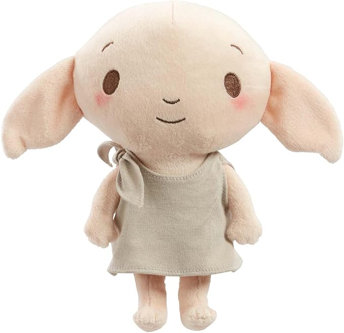 Rainbow Designs Dobby Harry Potter Plush - My First Stars of Hogwarts - Soft Cuddly Dobby the House-Elf Teddy in Pillowcase Outfit - Gentle Naptime Companion Suitable from Birth