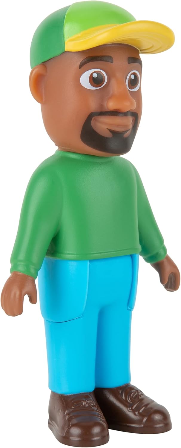 CoComelon Cody’s Family 4 Figure Set - Family and Friends - Includes Cody, Mom, Dad, and Pickles the Cat - Toys for Kids, Infants and Preschoolers