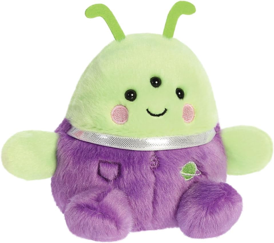 Aurora, 33861, Palm Pals Zorg Green Alien 5In, Soft Toy, Purple & Green