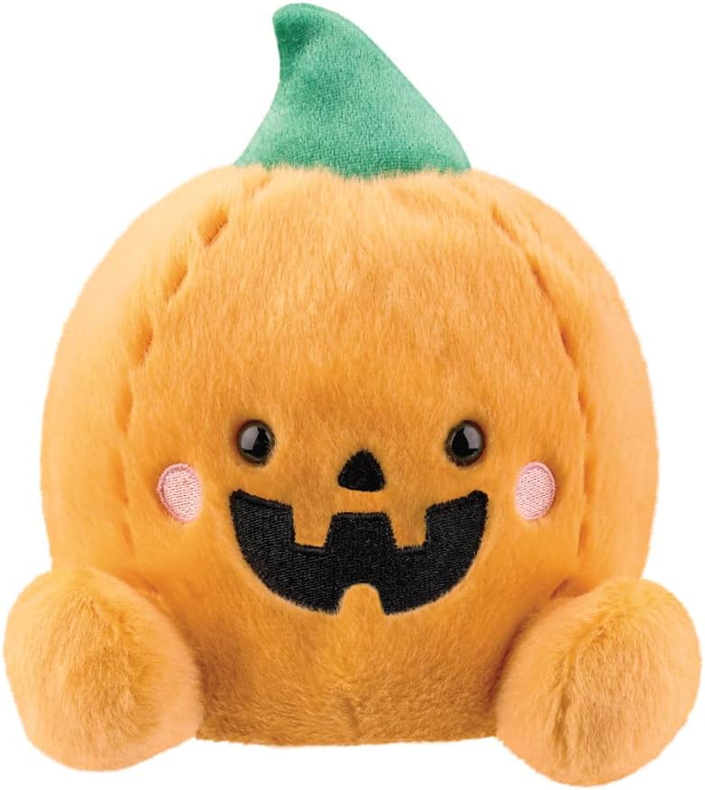 Aurora, 61582, Palm Pals Carver Jack O'Lantern, 8in, Medium, Soft Toy, Orange