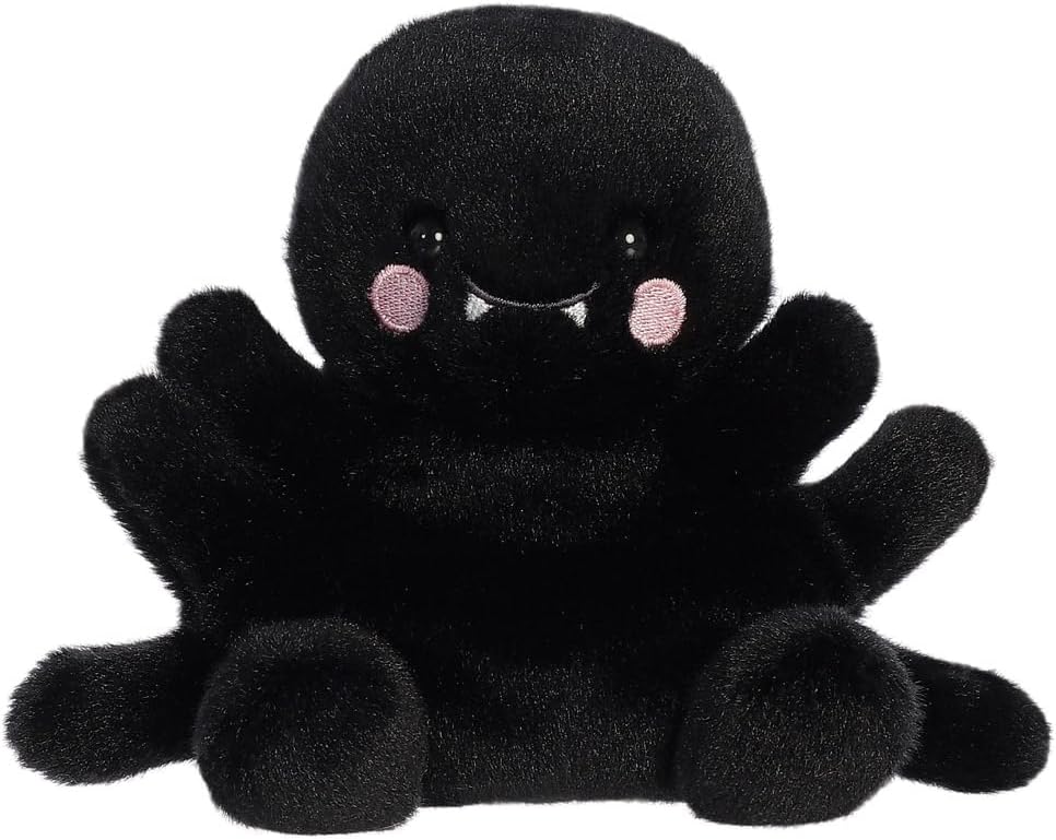 Aurora, 13555, Palm Pals Penny Mae Spider 5In, Soft Toy, Black
