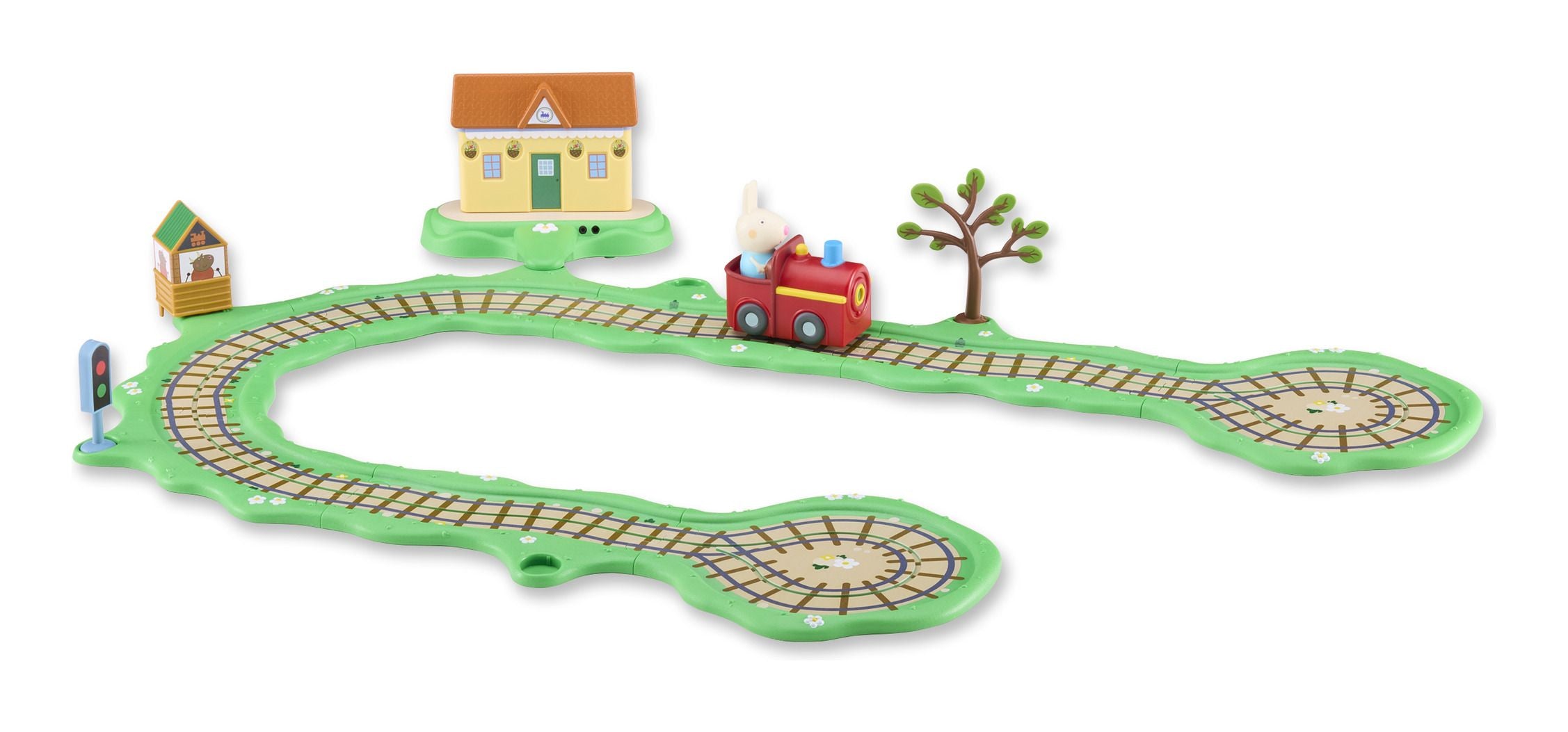 Peppa Pig Whizz Around Clickety Clack Train Set