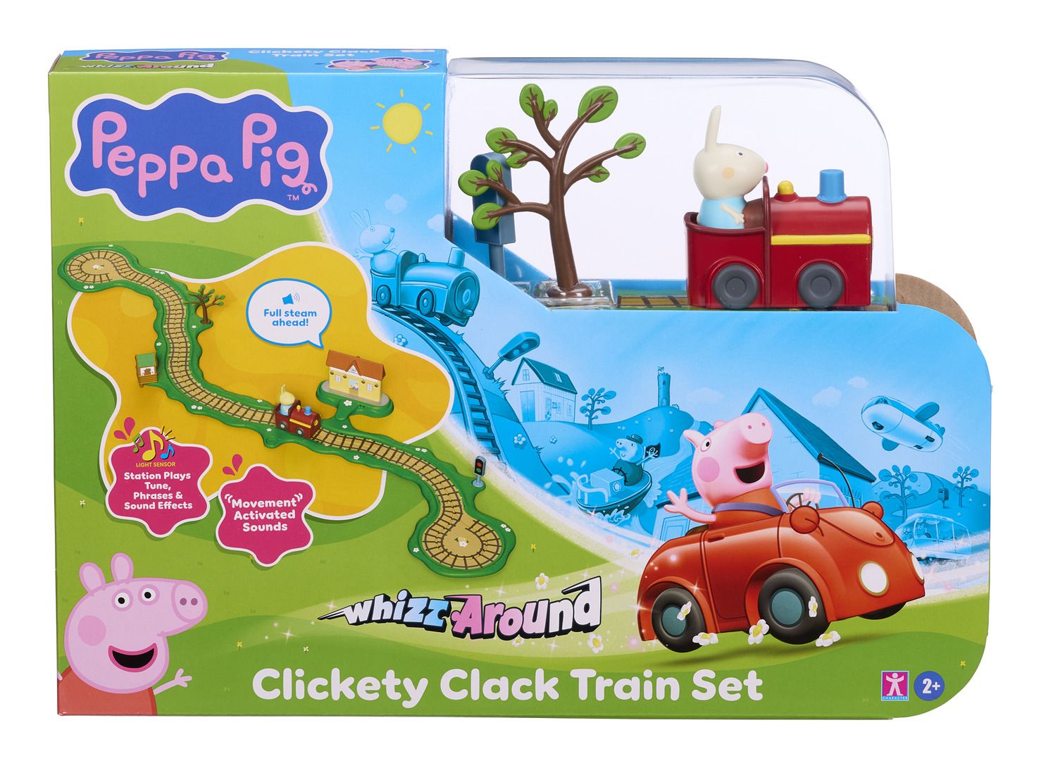 Peppa Pig Whizz Around Clickety Clack Train Set