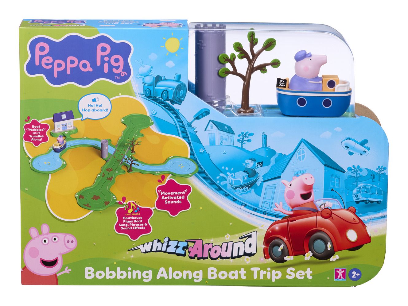 Peppa Pig Whizz Around Bobbing Along Boat Set