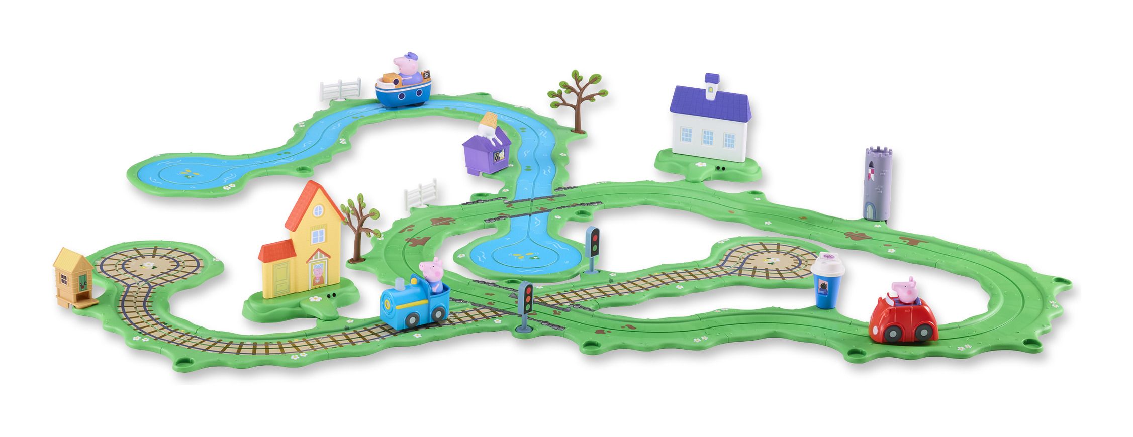 Peppa Pig Whizz Around Great Big World Set