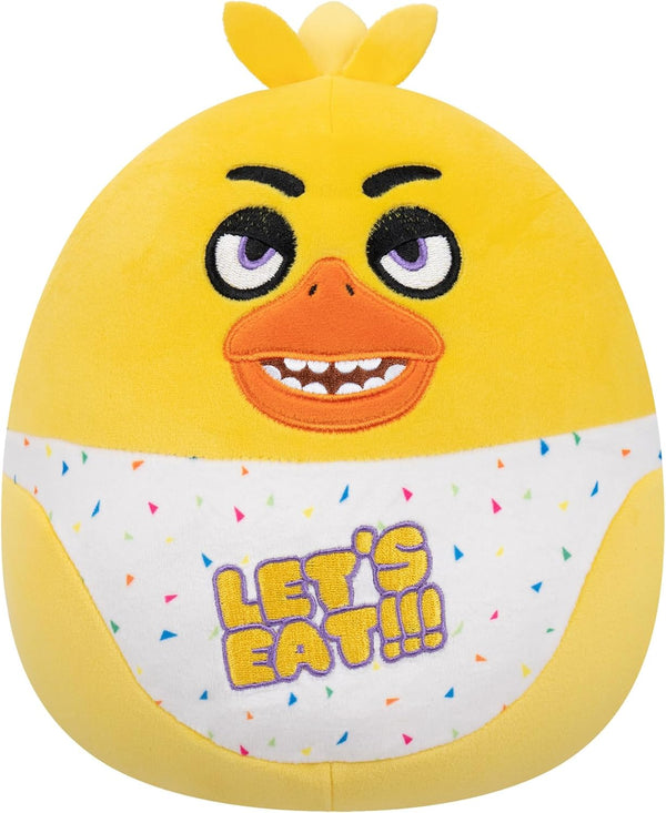 Squishmallows Original Five Nights at Freddy’s 8-Inch Classic Chica | Collectable Cute Plush Toy, Cuddly Toys for Children, Soft Toys, Cute Teddies Suitable for Girls and Boys Ages 3