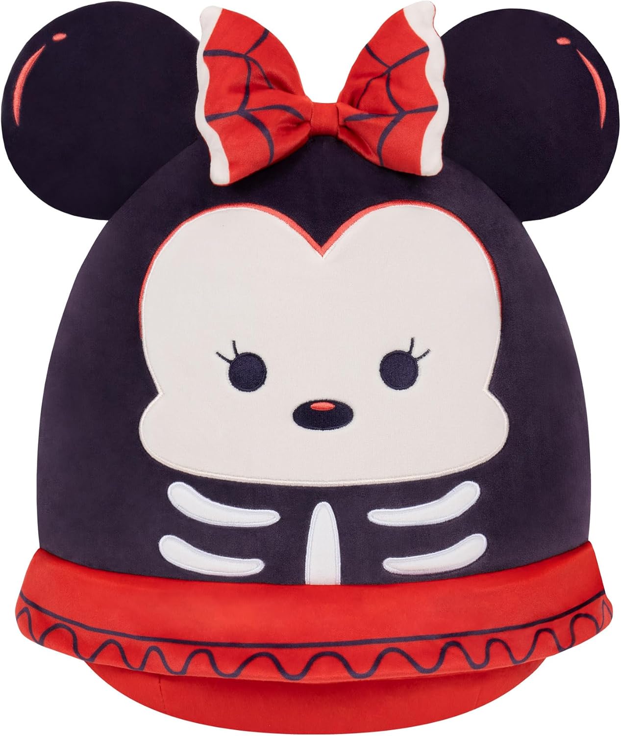 Squishmallows Original 8-Inch Disney Skeleton Minnie Mouse – Official Jazwares Halloween Plush (Little)