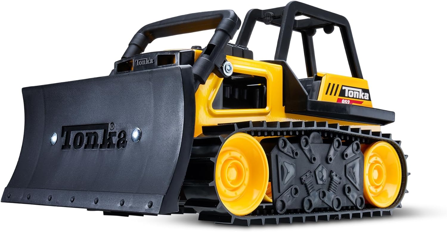Tonka Steel Classics | Bull Dozer | Kids Construction Toys for Boys and Girls, Vehicle Toys for Creative Play, Motor Skill Development for Kids Ages 3+ | Basic Fun 06027