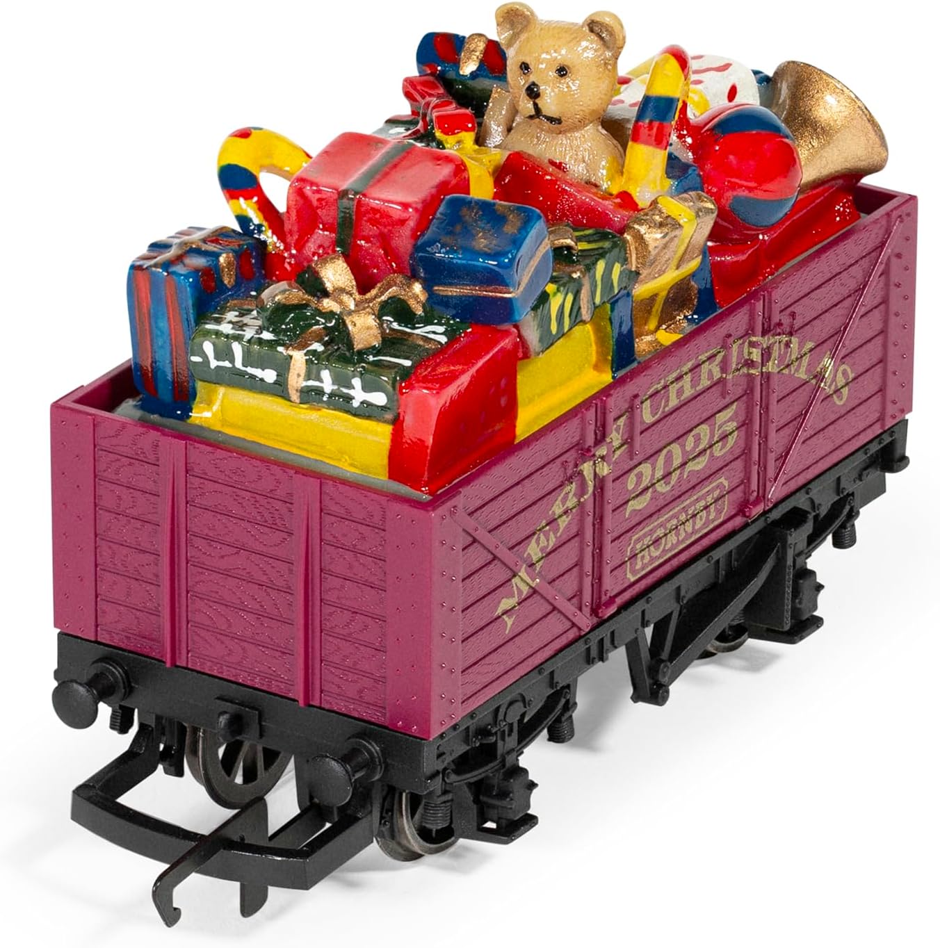 Hornby Wagon Car - R60316 Christmas Wagon 2025 - Era 2 Train Toy, 00 Gauge Carriage for Train Set, Rolling Stock for Adults - 1:76 Scale