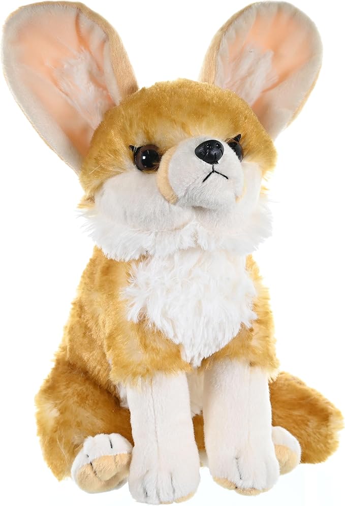 Wild Republic 11507 Fennec Fox Plush Soft, Cuddlekins Cuddly Toys, Gifts for Kids, Brown,30 cm