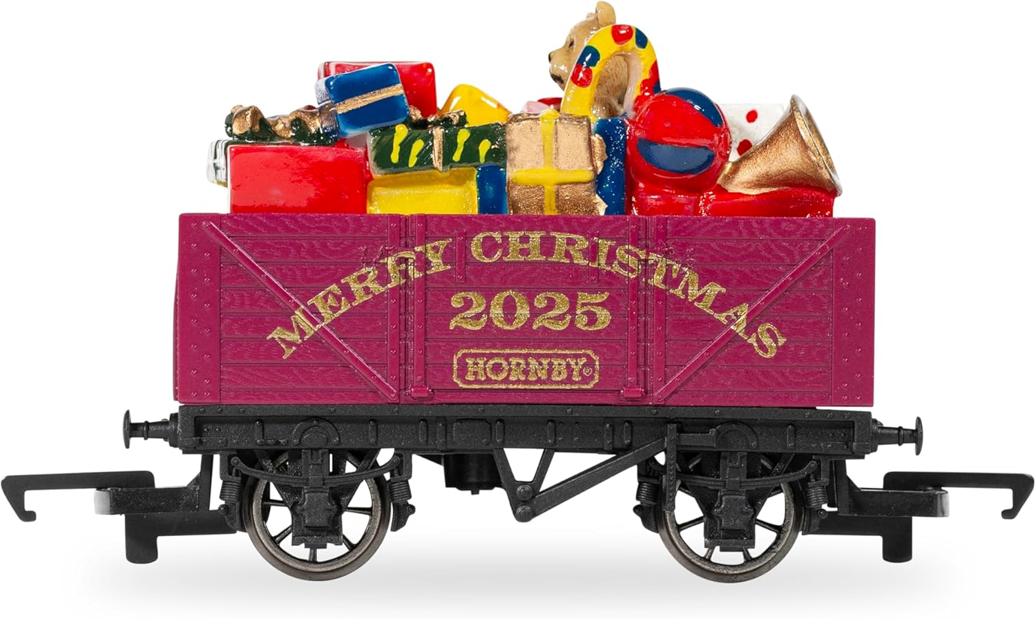 Hornby Wagon Car - R60316 Christmas Wagon 2025 - Era 2 Train Toy, 00 Gauge Carriage for Train Set, Rolling Stock for Adults - 1:76 Scale