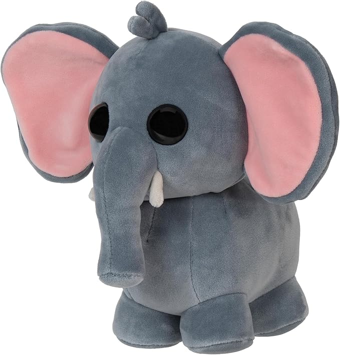 Adopt Me! AME0023-20 cm Plush Elephant Official Plush with Game Code
