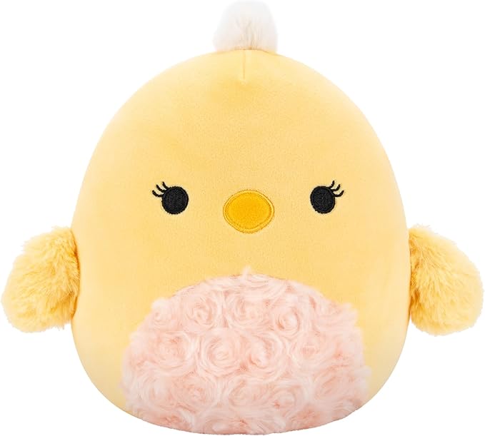Squishmallows Original 7.5-Inch Aimee the Yellow Chick - Official Squishmallows Plush - Soft Easter Plush
