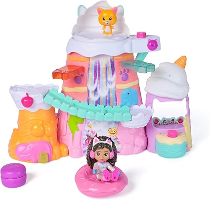 Gabby's Dollhouse: The Movie, Gabby's Sweet Treat Mountain Playset, 12-Piece Set with Figures & Accessories, Kids Toys for Girls & Boys Ages 3 and Up
