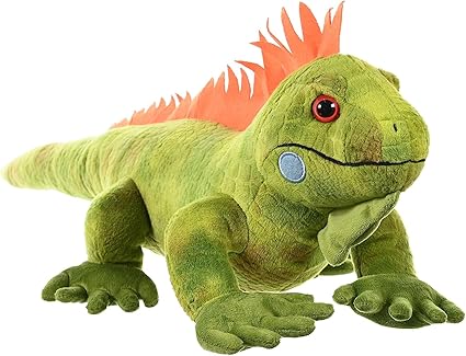 Wild Republic 12905 Iguana Plush, Cuddlekins Cuddly Soft Toys, Kids Gifts, 15 inches