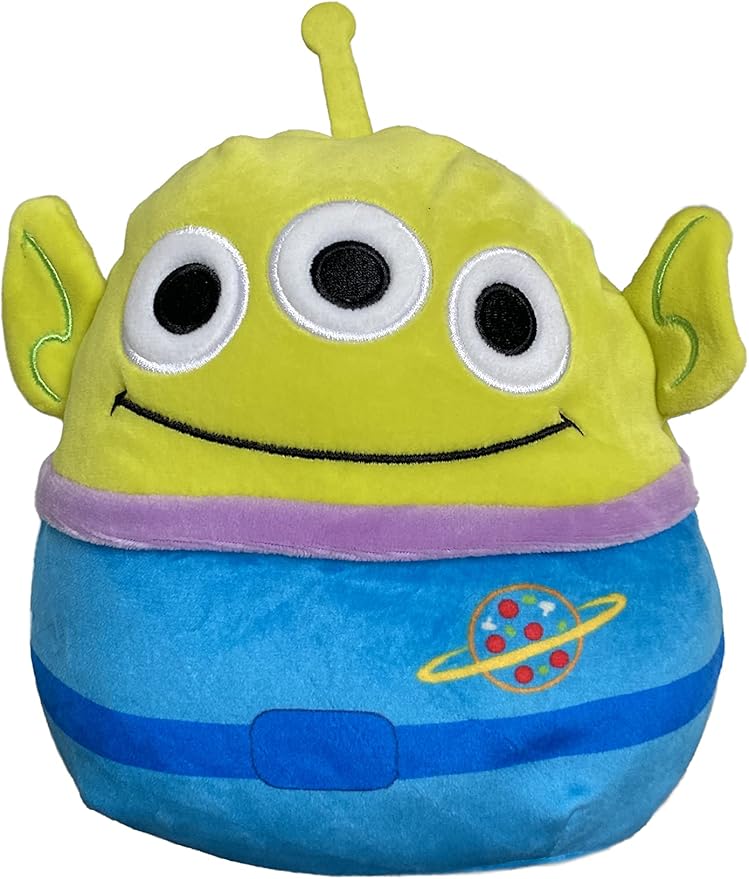 Squishmallows Official Kellytoy Soft Plush (7 Inch, Disney Alien)