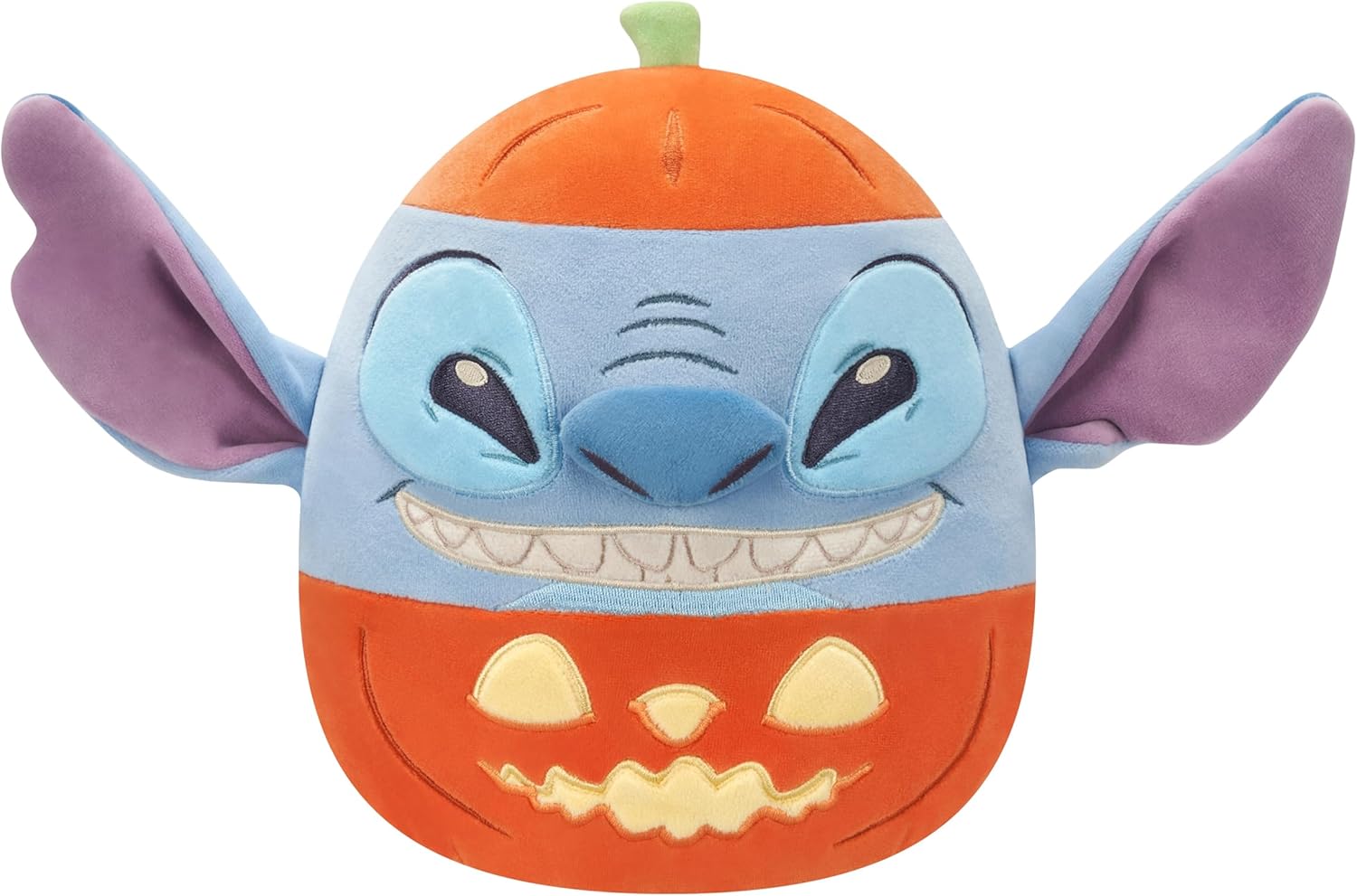 Squishmallows Original 8-Inch Disney Stitch in Pumpkin – Official Jazwares Halloween Plush (Little)