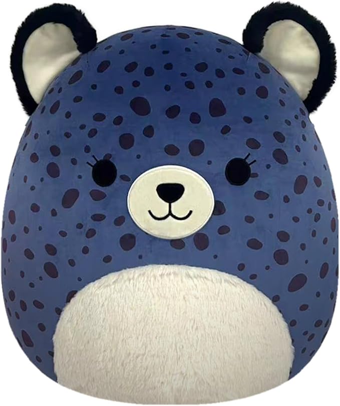 Squishmallows Original 20 Inch - Spotts the Navy Blue Cheetah Extra Large-Sized Ultrasoft Squishmallow Plush