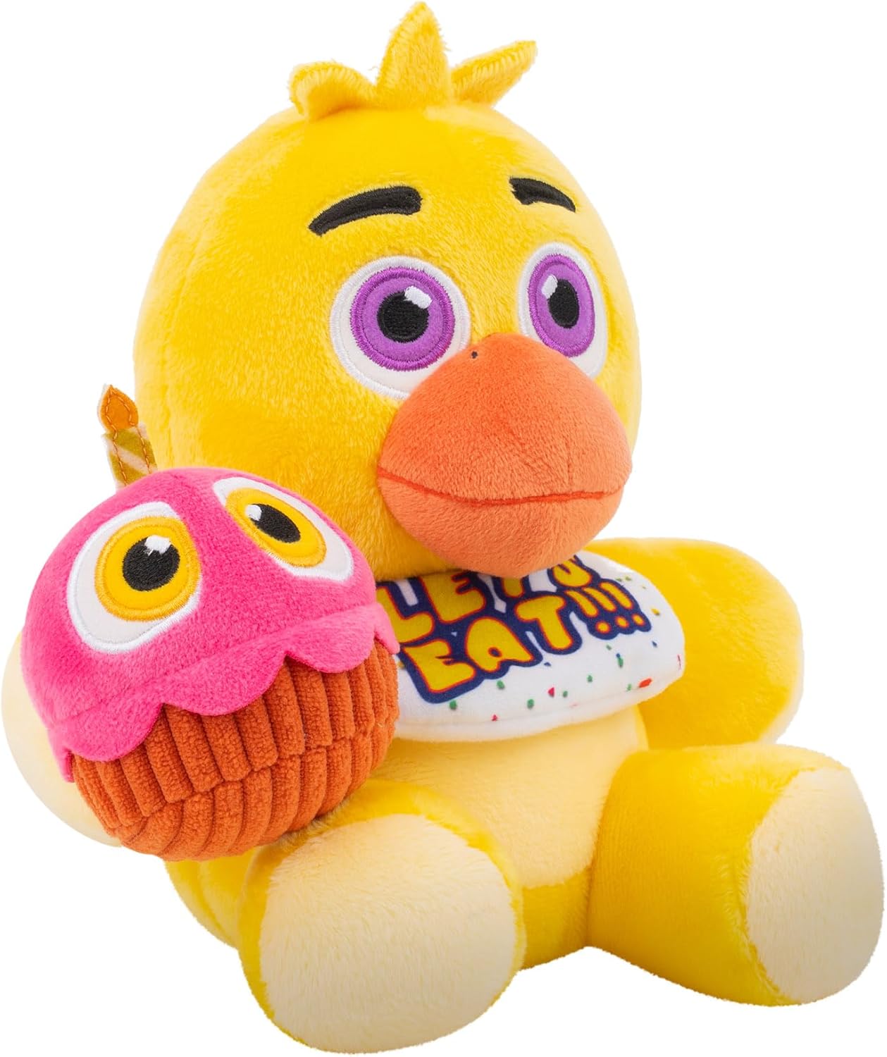 Five Nights At Freddy's Classic Chica Plush - 8-Inch Stuffie with Soft Material and Glow-In-The-Dark Eyes