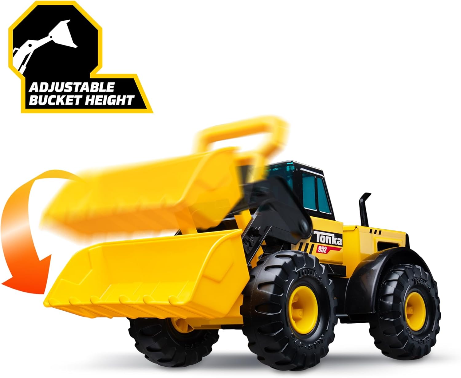 Tonka Steel Classics | Front Loader | Kids Construction Toys for Boys and Girls, Vehicle Toys for Creative Play, Motor Skill Development for Kids Ages 3+ | Basic Fun 06026