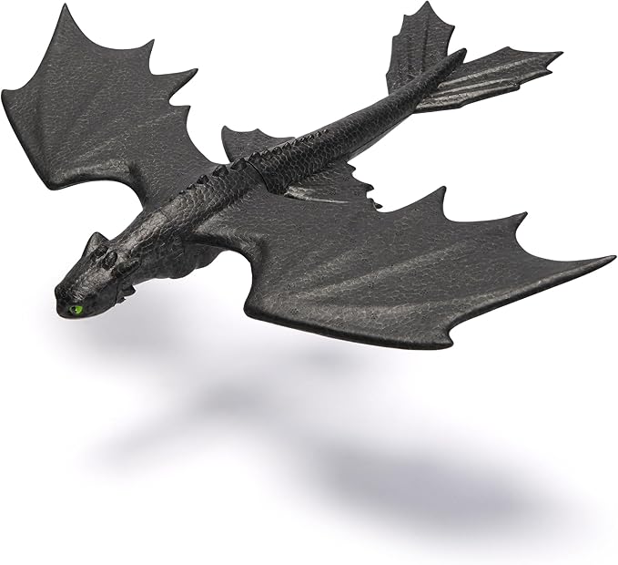 Dreamworks Dragons, How to Train Your Dragon, Soaring Toothless Dragon Glider with 38 cm Wingspan, Kids Toys for Boys & Girls Ages 4 and up