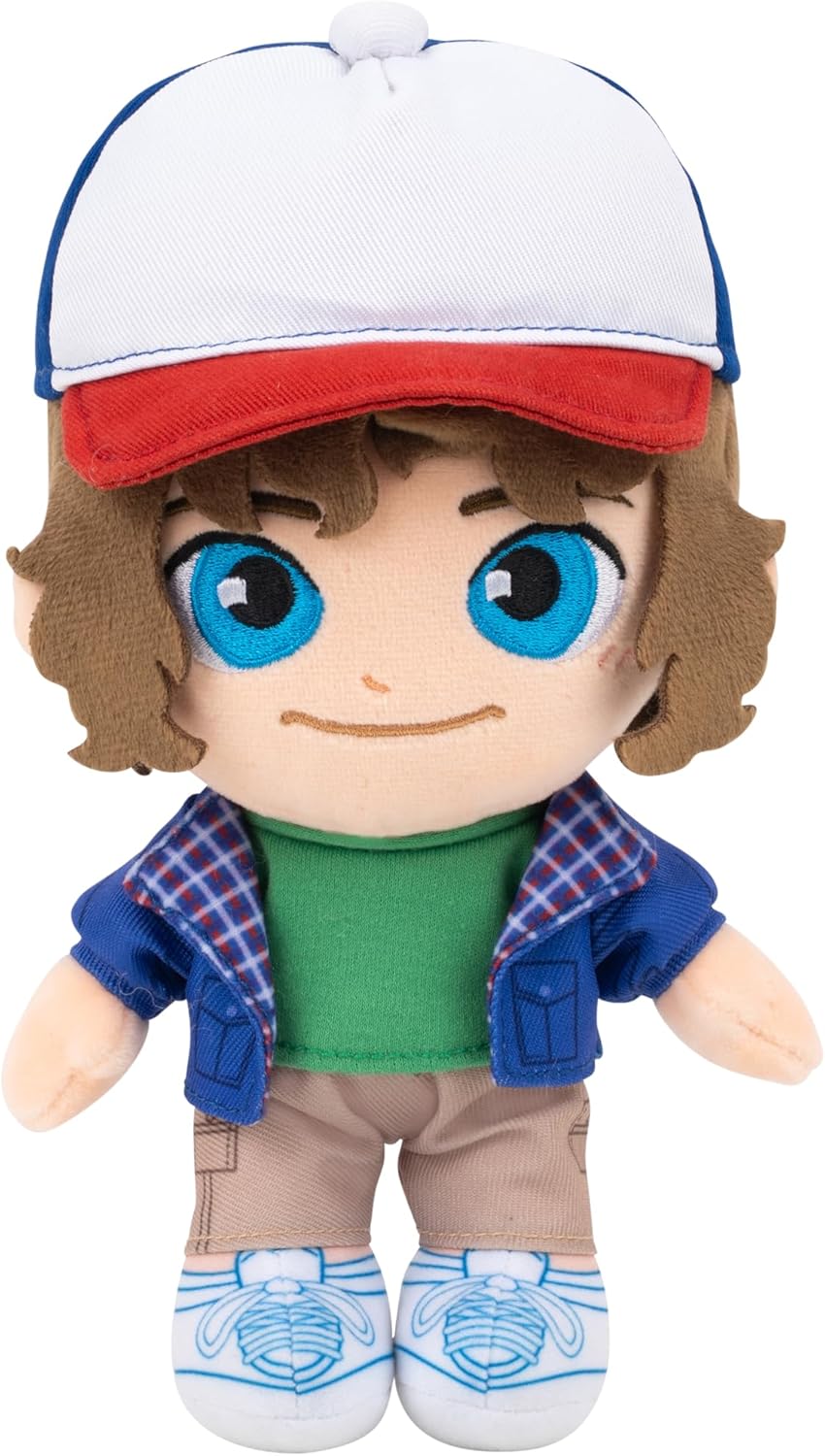 Stranger Things Dustin Henderson Plush - 8-Inch Soft Plush with Special Embroidery