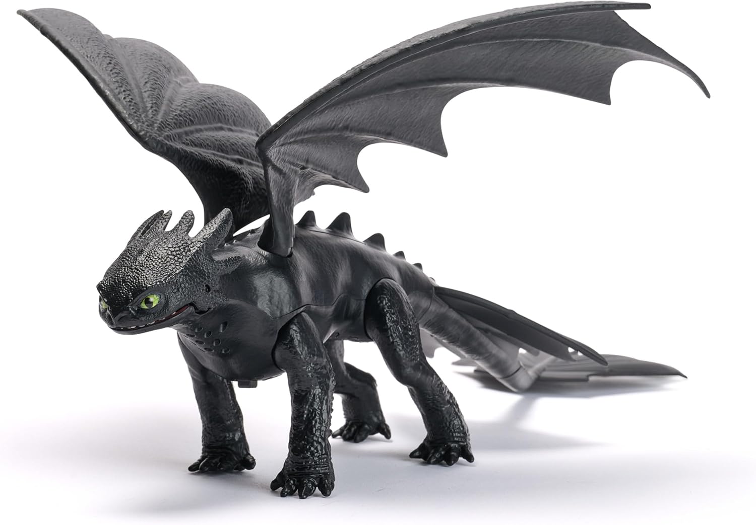 Dreamworks Dragons, How to Train Your Dragon, Battle Dragons, Plasma Sounds Night Fury, 13” Action Figure, Kids Toys for Boys & Girls Ages 4 and up