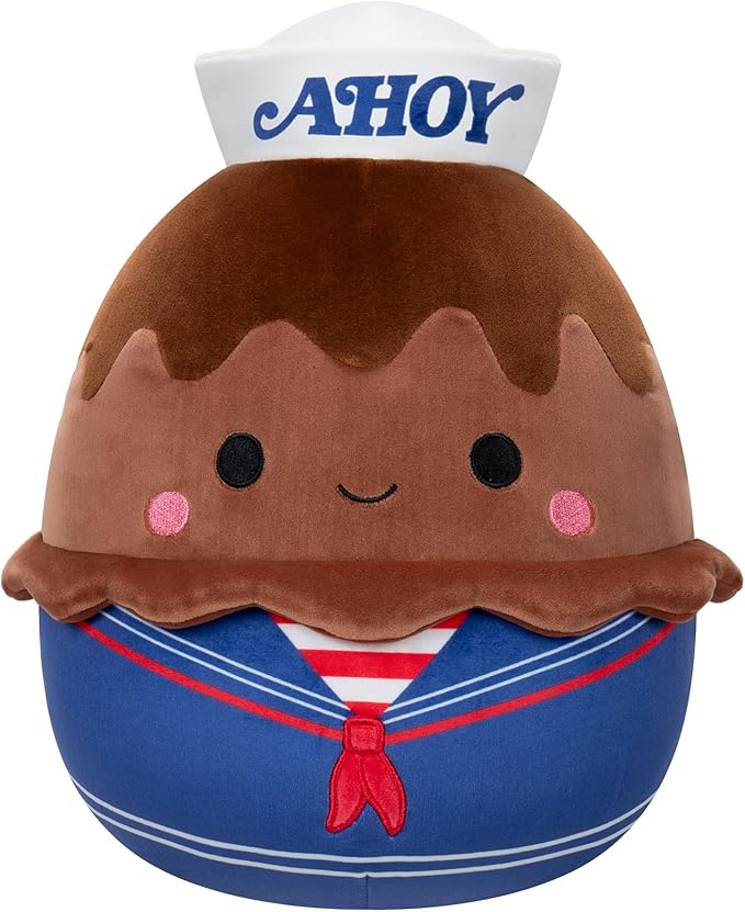 Squishmallows Original “Stranger Things” 10-Inch Chocolate Pudding - Official Jazwares Plush