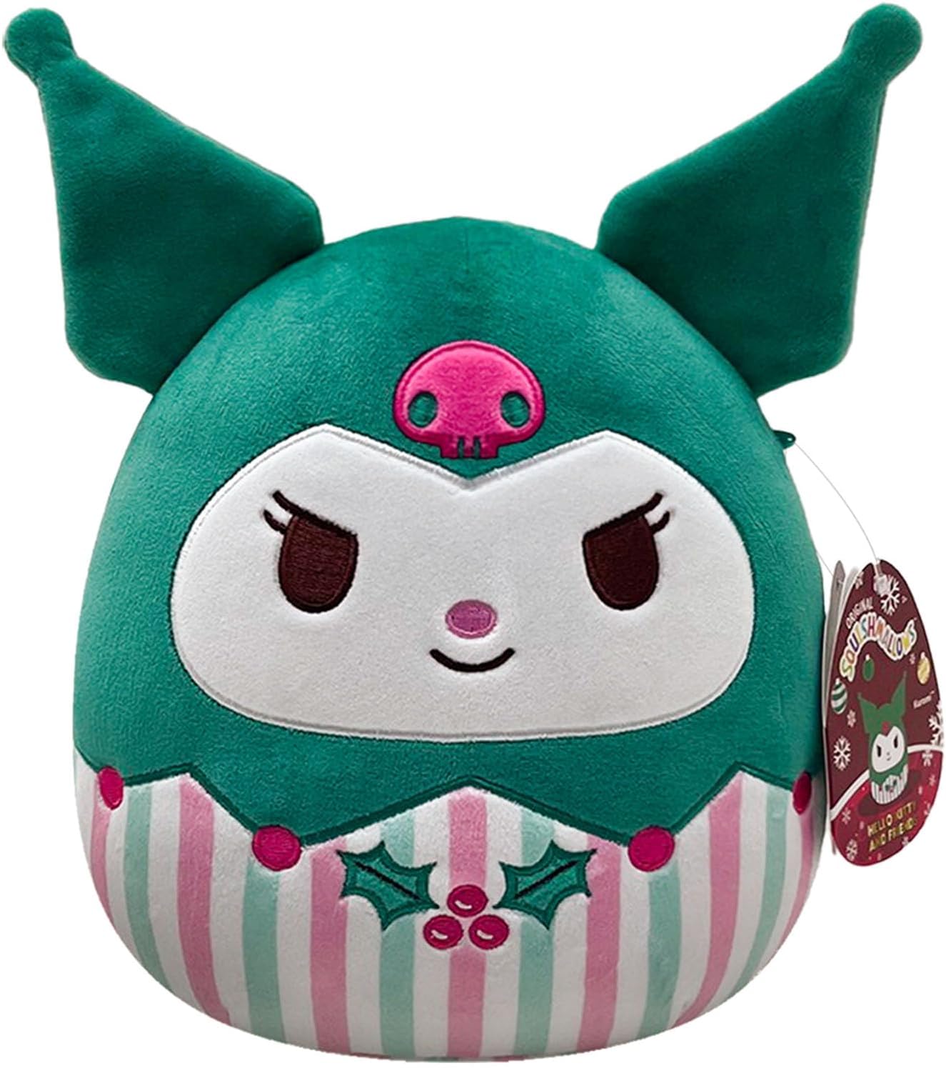 Squishmallows Original Sanrio 8-Inch Holiday 2025 Kuromi | Collectable Cute Plush Toy, Cuddly Toys for Children, Soft Toys, Cute Teddies Suitable for Girls and Boys Ages 3