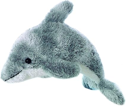 Aurora, 13272, Mini Flopsies Dorsey Dolphin, 8In, Soft Toy, Grey