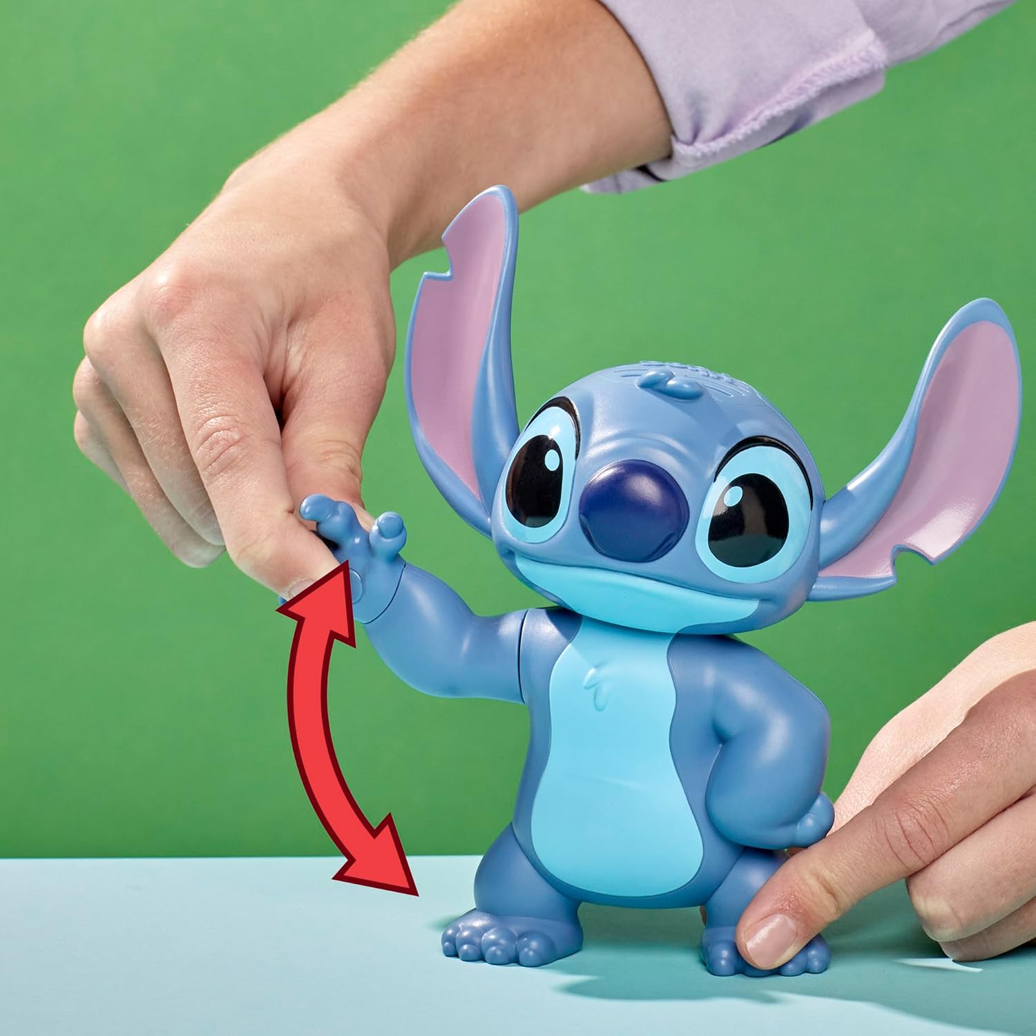 Bop It! Disney Stitch Electronic, Interactive Sequence Game with Voice of Stitch, Fast-Paced Party & Family Game for Kids, Teens & Adults, Solo or Multiplayer Play, Travel Toy Gift, Ages 8+
