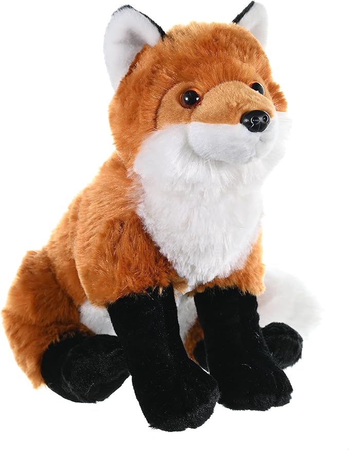Wild Republic Red Fox Plush, Stuffed Animal, Plush Toy, Gifts For Kids, Cuddlekins 12 Inches, 30 Cm