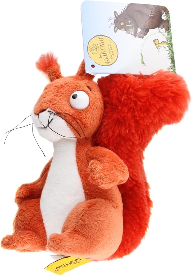 Aurora 7-inch Gruffalo Squirrel, Orange