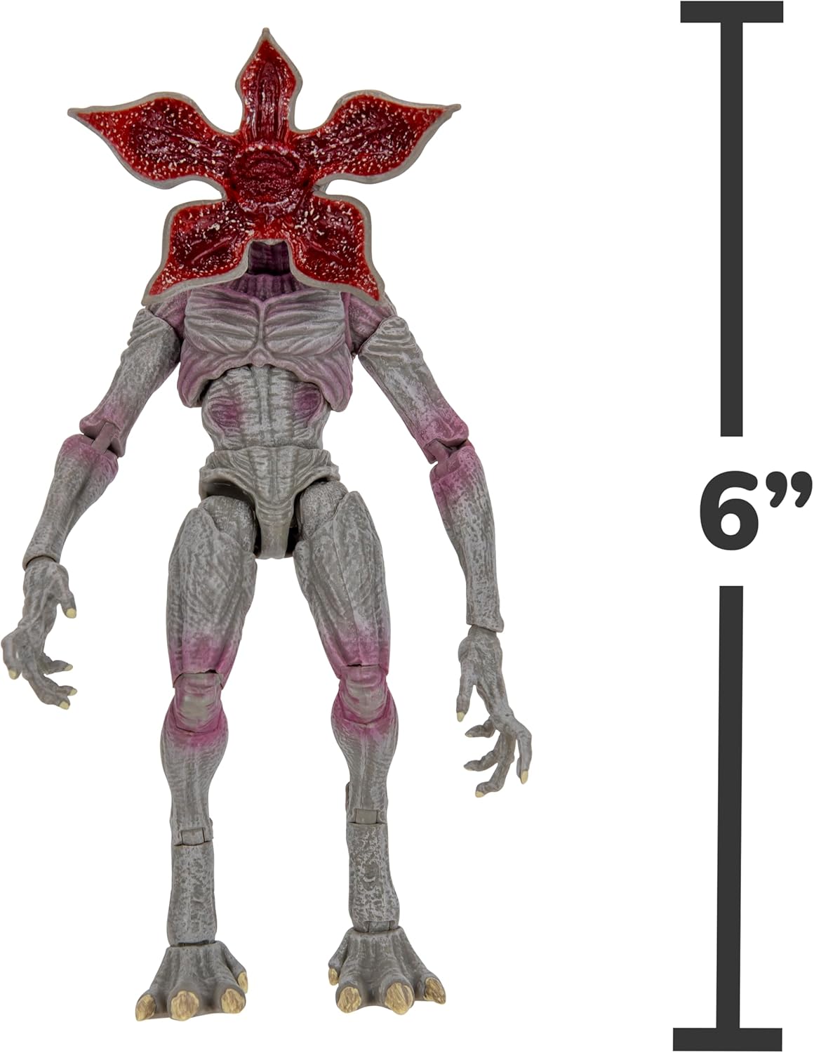Stranger Things Demogorgon Upside Down Collector Figure - 6-Inch Highly Detailed Figure with Alternate Head and Environmental Display Base