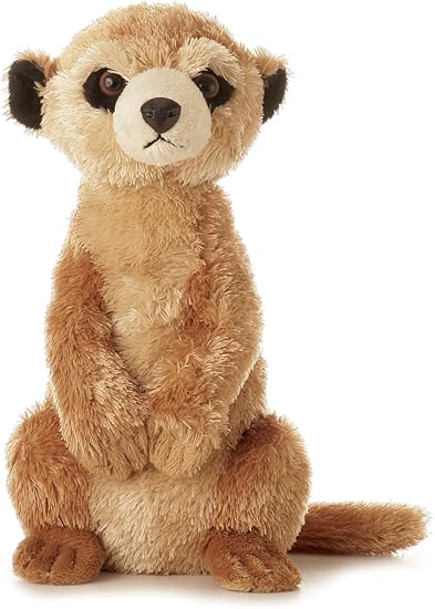 AURORA Aurora, 12170, Mini Flopsie Meerkat, 8In, Soft Toy, Brown, 8-Inch