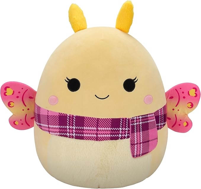Squishmallows Original 20 Inch - Miry the Yellow Moth Extra Large-Sized Ultrasoft Squishmallow Plush