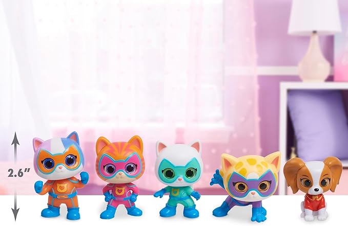 SUPERKITTIES Hero Squad Figure Set