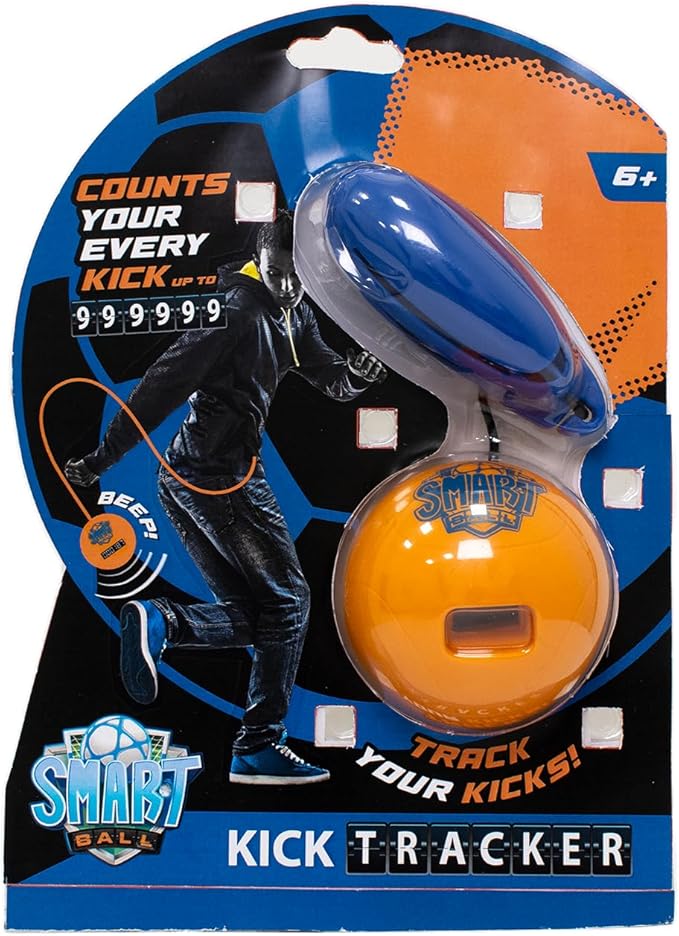 Kick Tracker Smart Ball 1002 Kick Tracker – Keepie Uppie Counter (Orange, Small)
