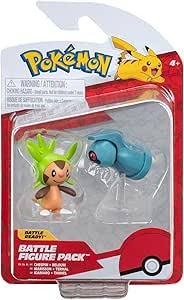 Pokemon BATTLE FIGURE CHESPIN AND BELDUM