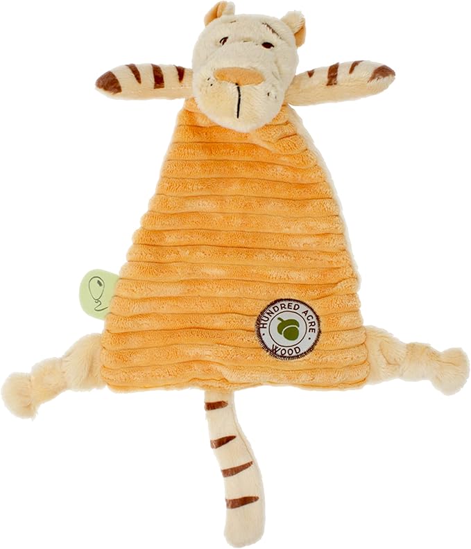 Rainbow Designs Tigger Comfort Blanket - Baby Comforter Present, Tigger Winnie the Pooh Friends From Hundred Acre Wood, Winnie The Pooh Blanket, Newborn Super Soft Gift