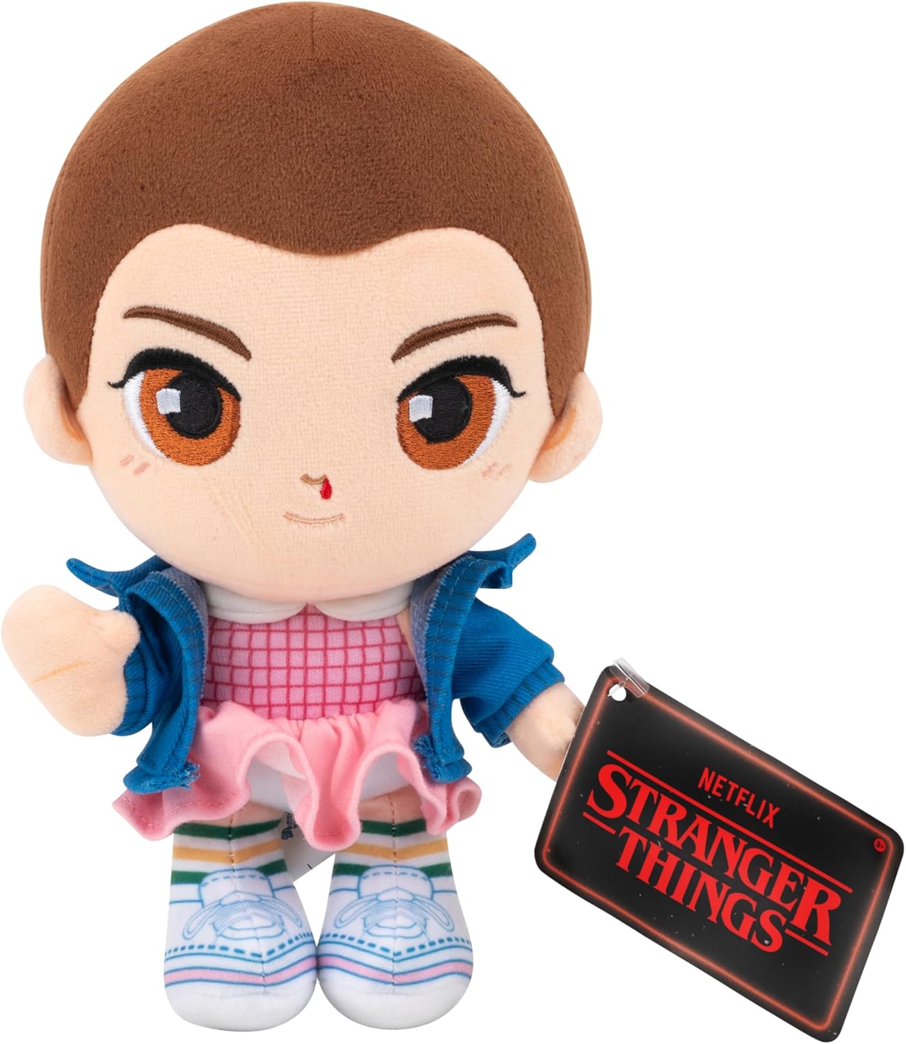 Stranger Things Eleven Plush - 8-Inch Soft Plush with Special Embroidery