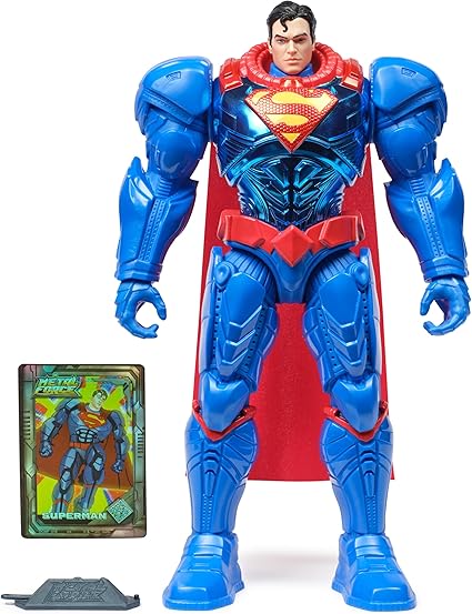 DC Metal Force Superman Action Figure 30 cm Tall with 8 Points of Motion for Action-packed Adventures. For Ages 4+