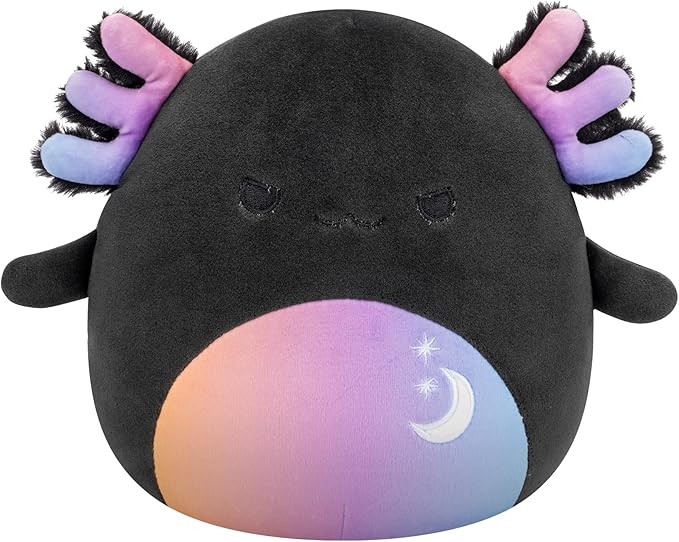 Squishmallows Original 7.5 Inch Halloween Zanda the Charcoal Grey Axolotl