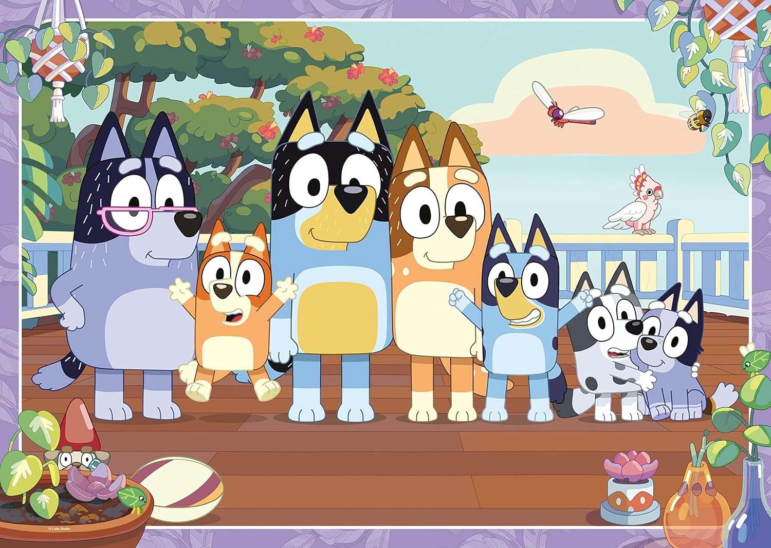 Ravensburger Bluey 24 Piece Giant Floor Jigsaw Puzzle for Kids Age 3 Years Up - Gifts for Toddlers