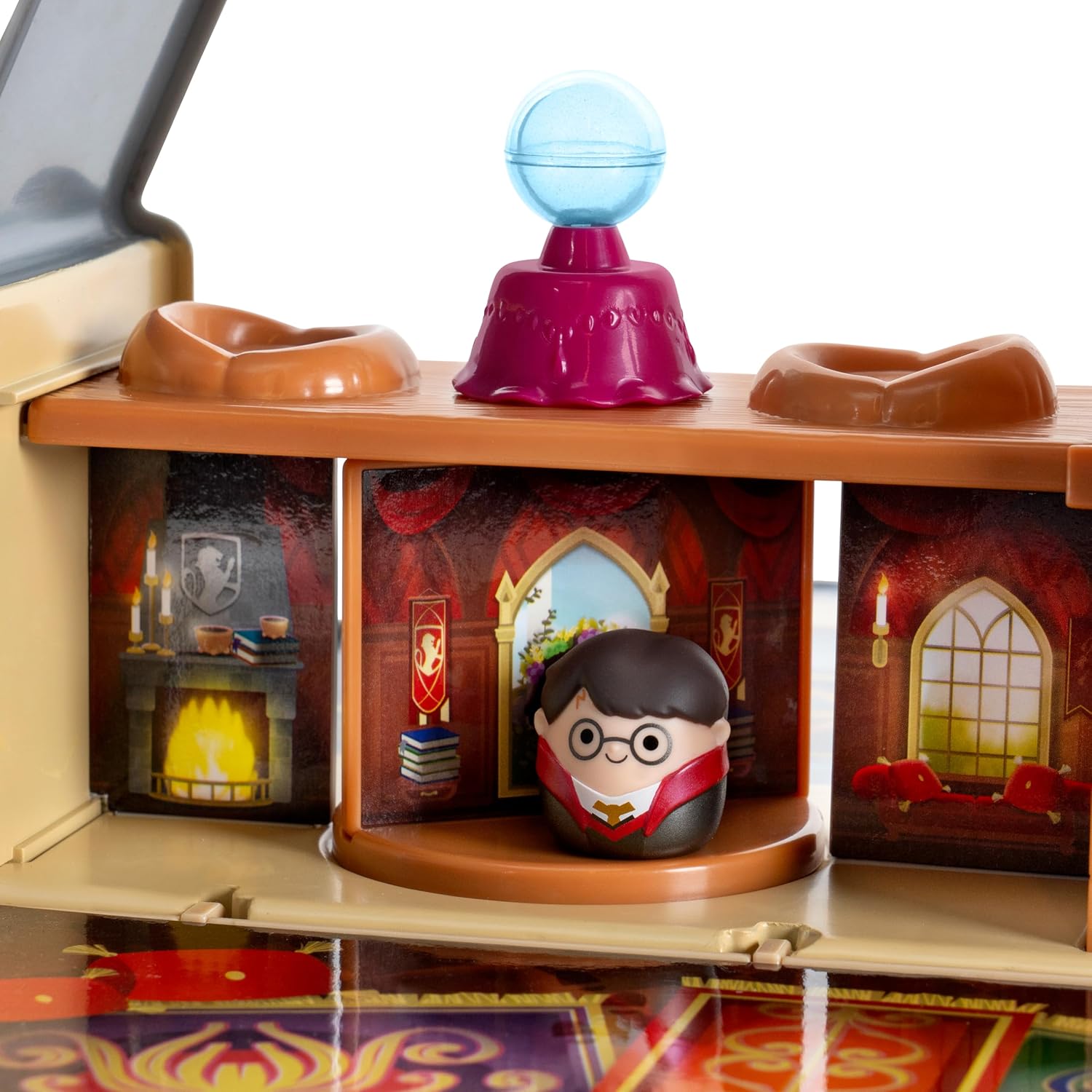 Squish-a-longs “Harry Potter” Hogwarts Castle Playset - Severus Snape, Harry Potter, Minerva McGonagall, and Moaning Myrtle, Accessories and play and display Hogwarts Castle