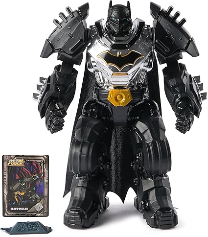 DC Metal Force Batman Action Figure, 30 cm Tall with 8 Points of Motion for Action-packed Adventures. For Ages 4+