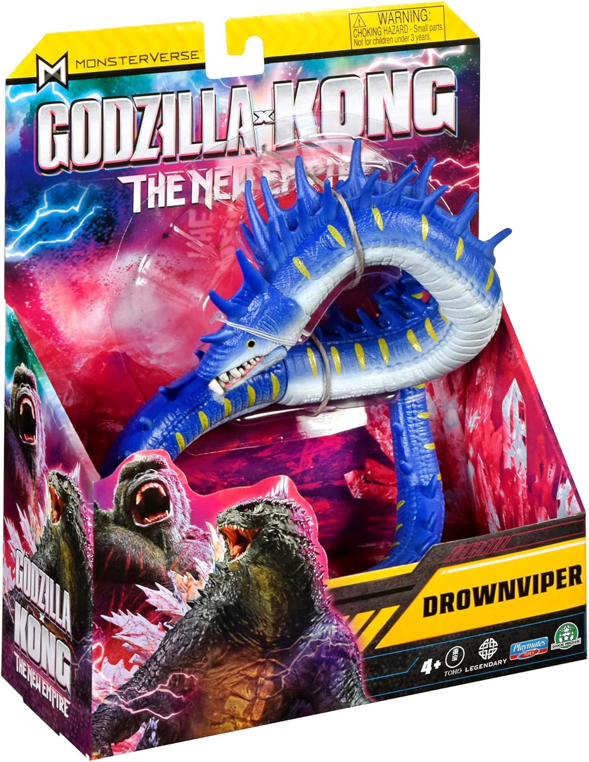 MonsterVerse Godzilla x Kong: The New Empire, 6-Inch Drownviper Action Figure Toy, Iconic Collectable Movie Character, Suitable for Ages 4 Years+