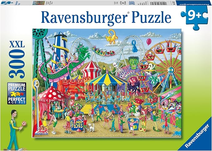 Ravensburger Fun at The Carnival 300 Piece Jigsaw Puzzle for Kids and Adults Age 9 Years Up