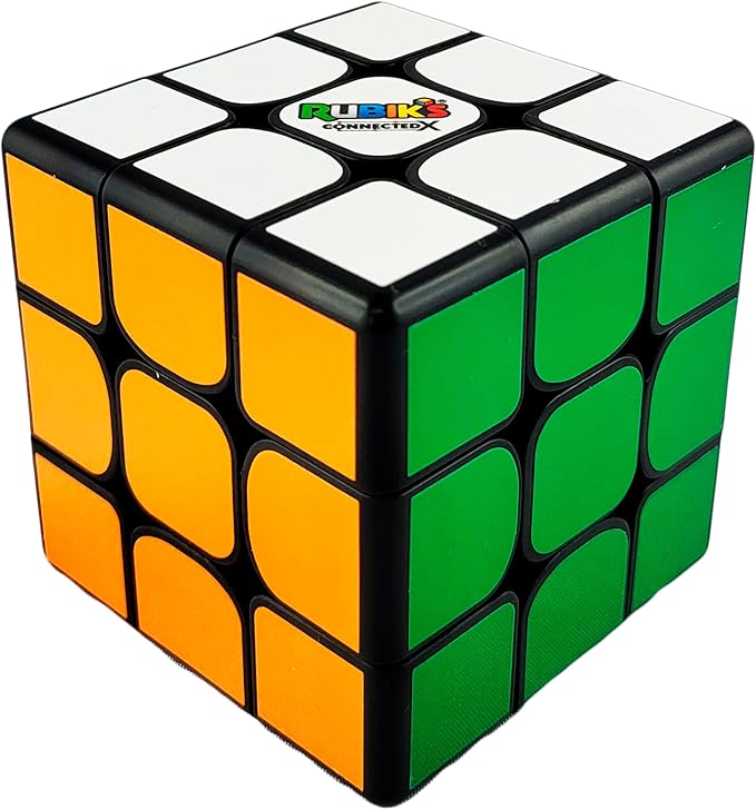 Rubik’s Cube ConnectedX, Bluetooth enabled 3x3 classic cube, problem-solving challenging brain teaser fidget toy, adults & kids aged 8+