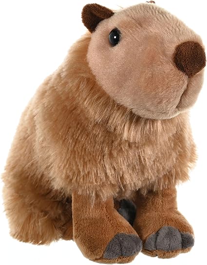 Wild Republic 11706 Capybara, Stuffed Animal, Plush Toy, Gifts for Kids, brown, Cuddlekins 12 Inches
